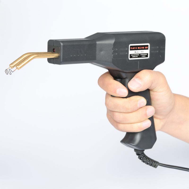 Foto original del kit reparador de plástico con grapadora térmica