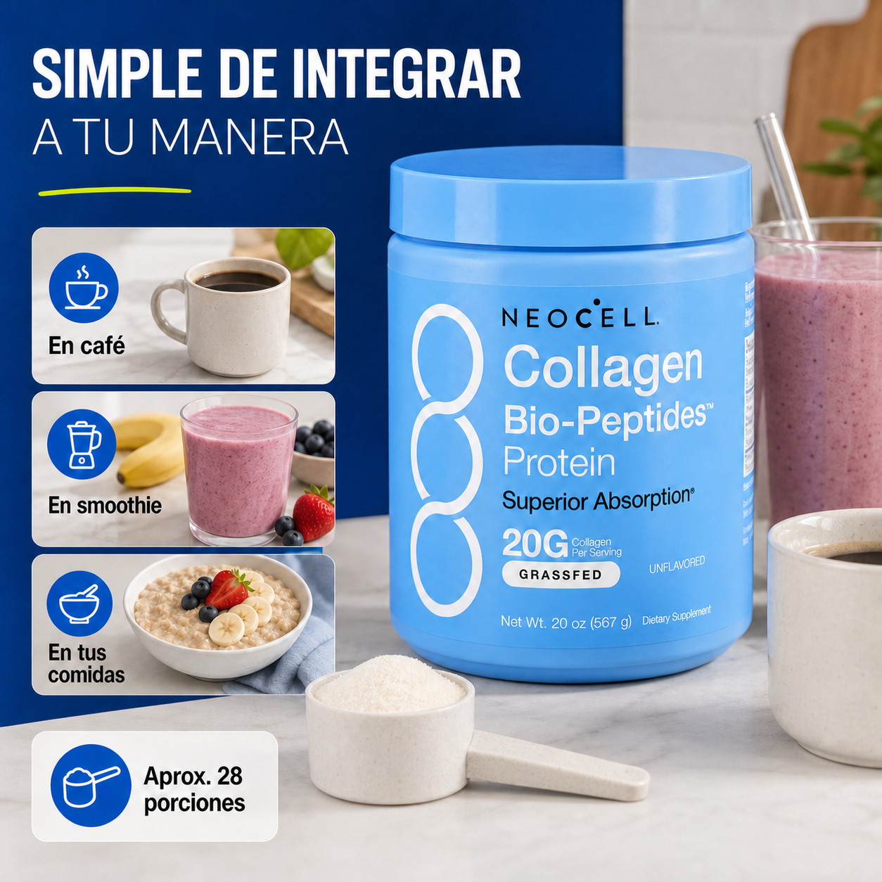 NeoCell: ideas para mezclar sin sabor